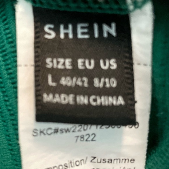 SHEIN Emerald Halter Neck Tank Top size L - Picture 4 of 4